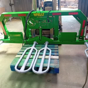 Double folding Bale Handler With Removable Paddles